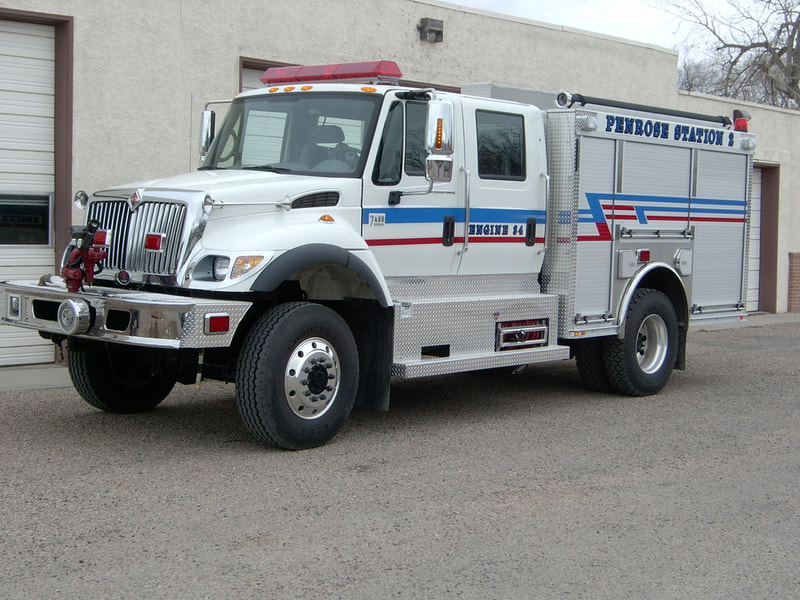 Florence Fire Protection District truck Engine 34.